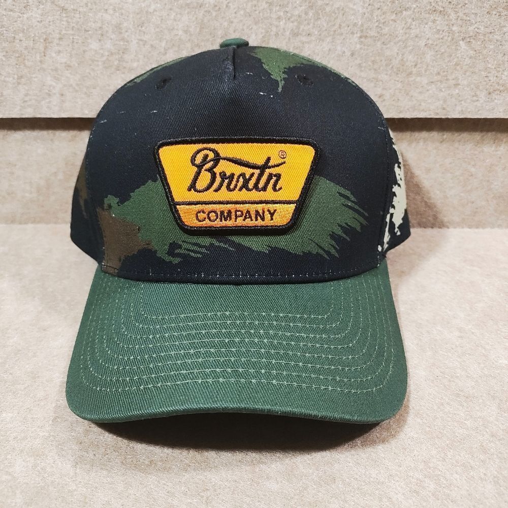 Brixton Linwood Camo Structured Trucker Hat #U